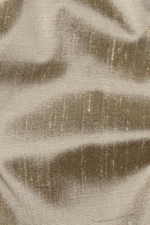Flint Gray Silk Shantung 44 inch Fabric