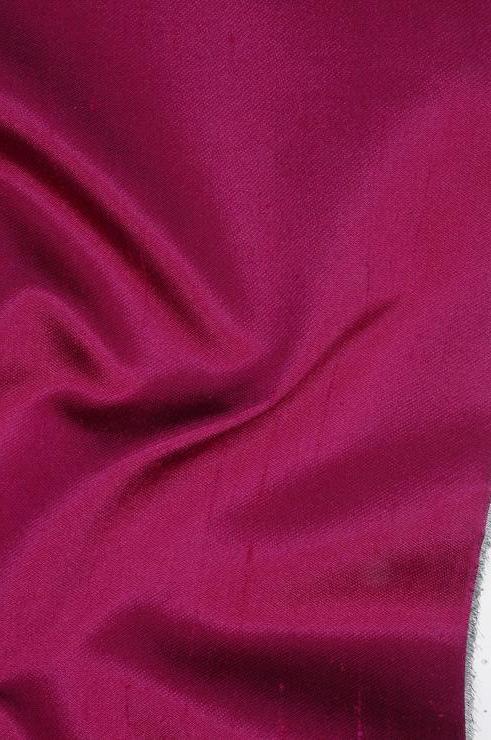 Fuschia Italian Shantung Silk Fabric