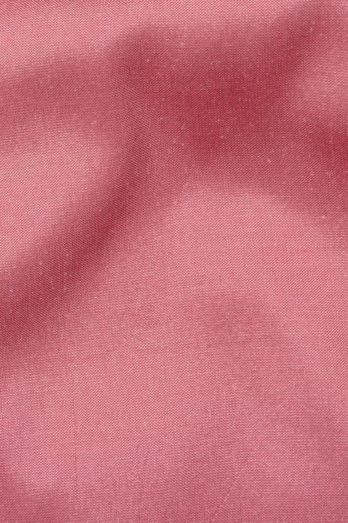 Geranium Pink Silk Shantung 54 inch Fabric