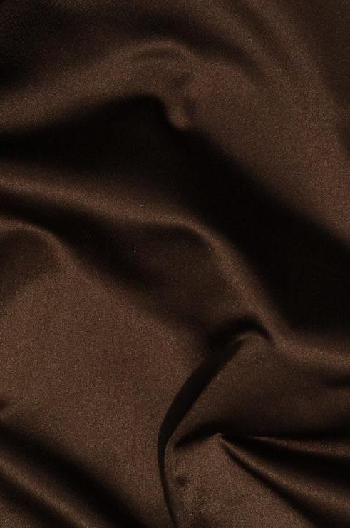 Golden Bronze Silk Duchess Satin Fabric