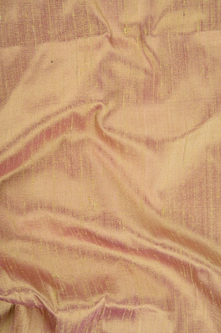 Golden Purple Dupioni Silk Fabric
