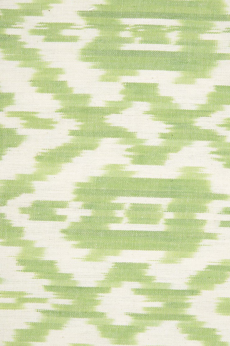 Green Cotton Ikat 042/3 Fabric