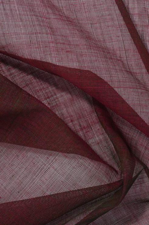 Green Magenta Cotton Voile Fabric