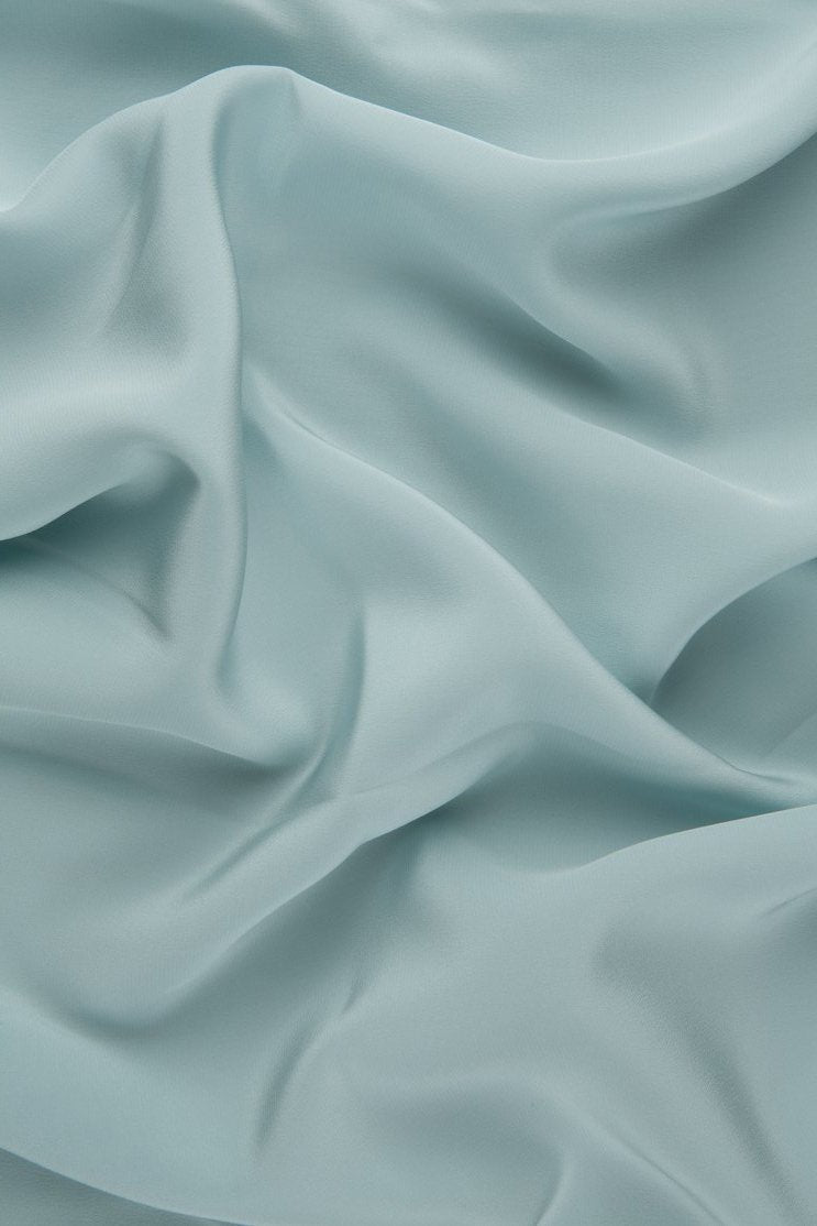 Honeydew Silk Crepe de Chine Fabric