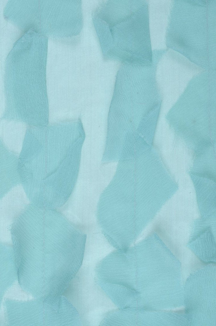 Ice Green Silk Chiffon Petal 600 Fabric