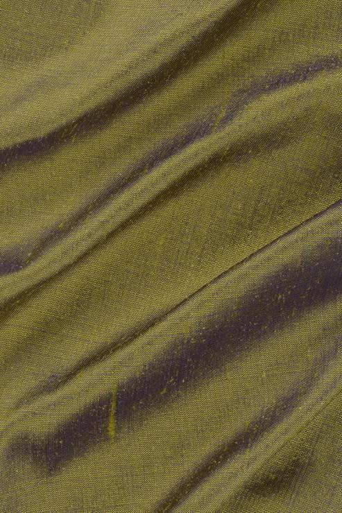 Iguana Green Silk Shantung 54 inch Fabric