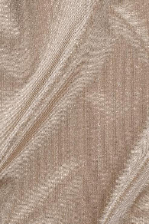 Incense Beige Silk Shantung 54 inch Fabric
