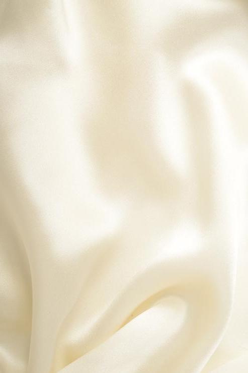 Ivory Charmeuse Silk Fabric