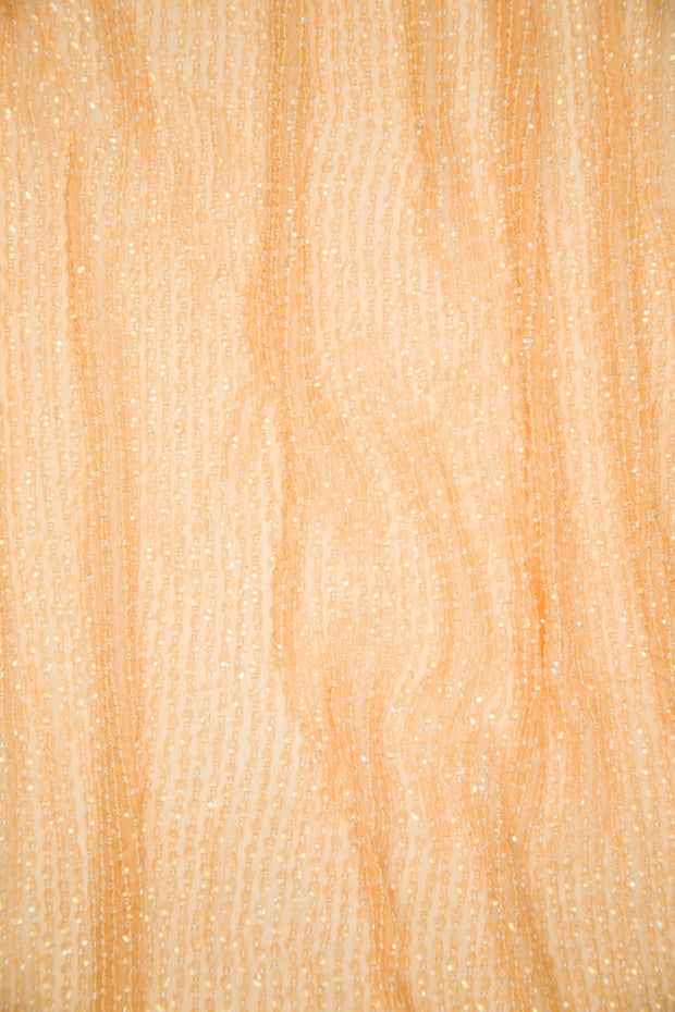 peach chiffon fabric