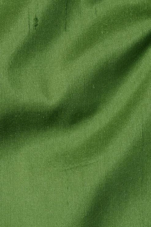 Kelly Green Silk Shantung 54 inch Fabric