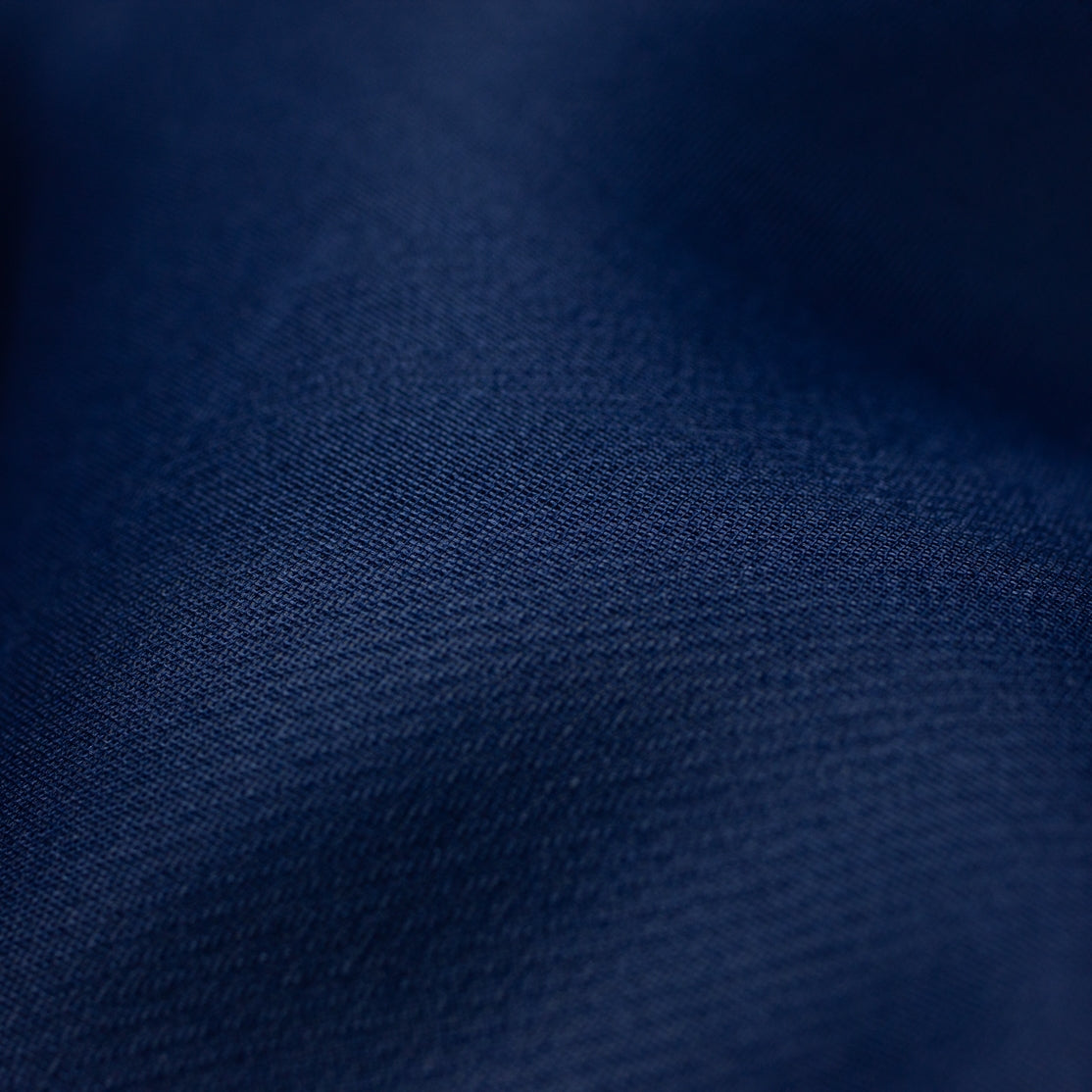 Dark Blue Silk Gazar Fabric