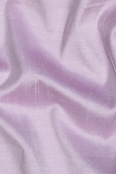 Lilac Snow Silk Shantung 54 inch Fabric