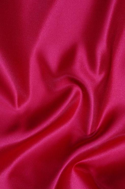 Magenta Double Face Duchess Satin Fabric