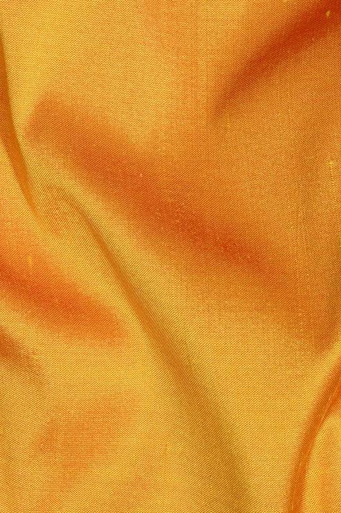 Marigold Silk Shantung 54 inch Fabric