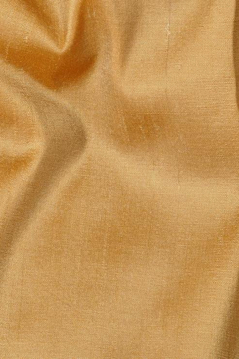 Molten Bronze Silk Shantung 54 inch Fabric