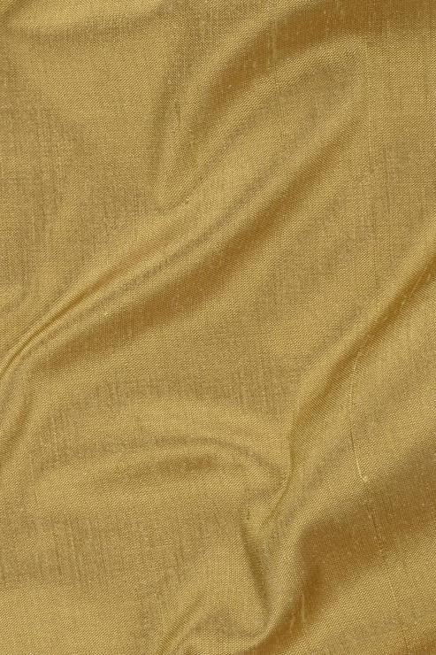 Mustard Gold Silk Shantung 54 inch Fabric
