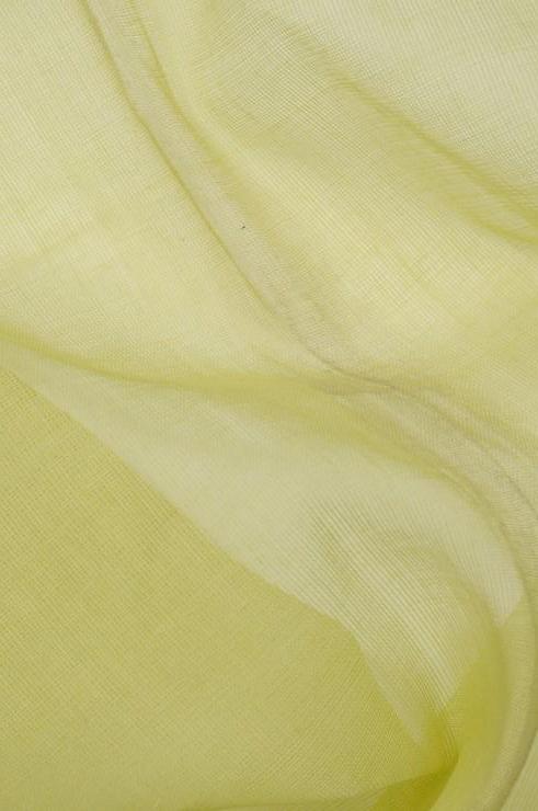 Muted Lime Cotton Voile Fabric