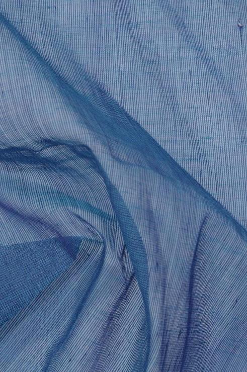 Ocean Blue Cotton Voile Fabric