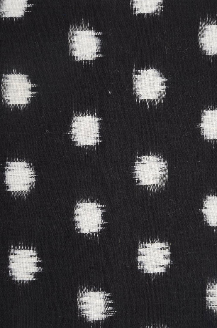 Off White Cotton Ikat 76 Fabric