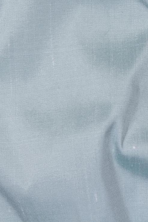 Opal Blue Silk Shantung 54 inch Fabric