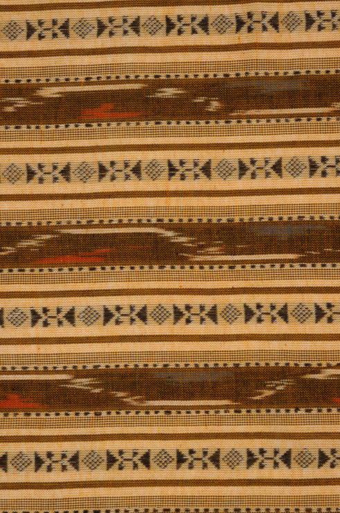 Orange Gold Cotton Ikat 30 Fabric