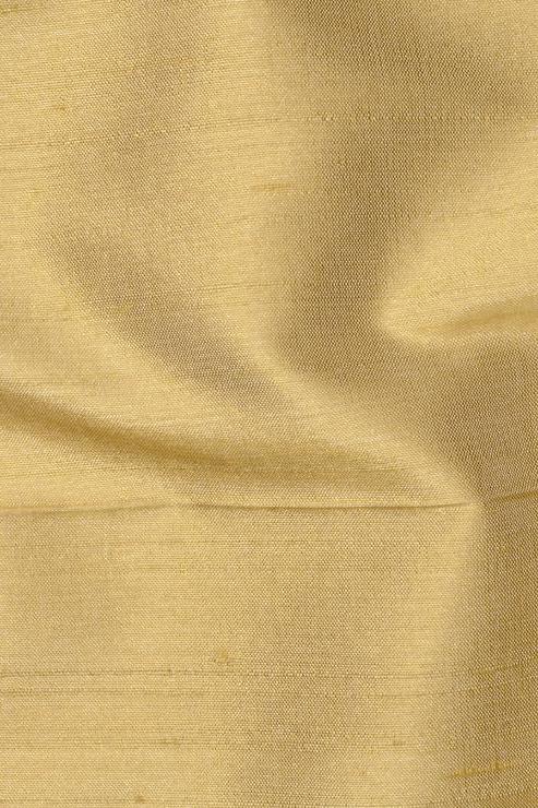 Pale Gold Silk Shantung 54 inch Fabric