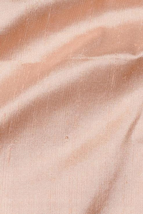 Pale Peach Silk Shantung 44 inch Fabric