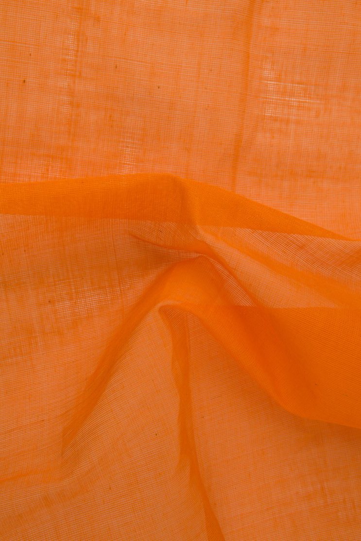Persimmon Orange Cotton Voile Fabric