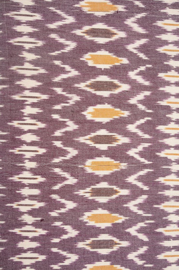 Purple Ash Cotton Ikat 80 Fabric