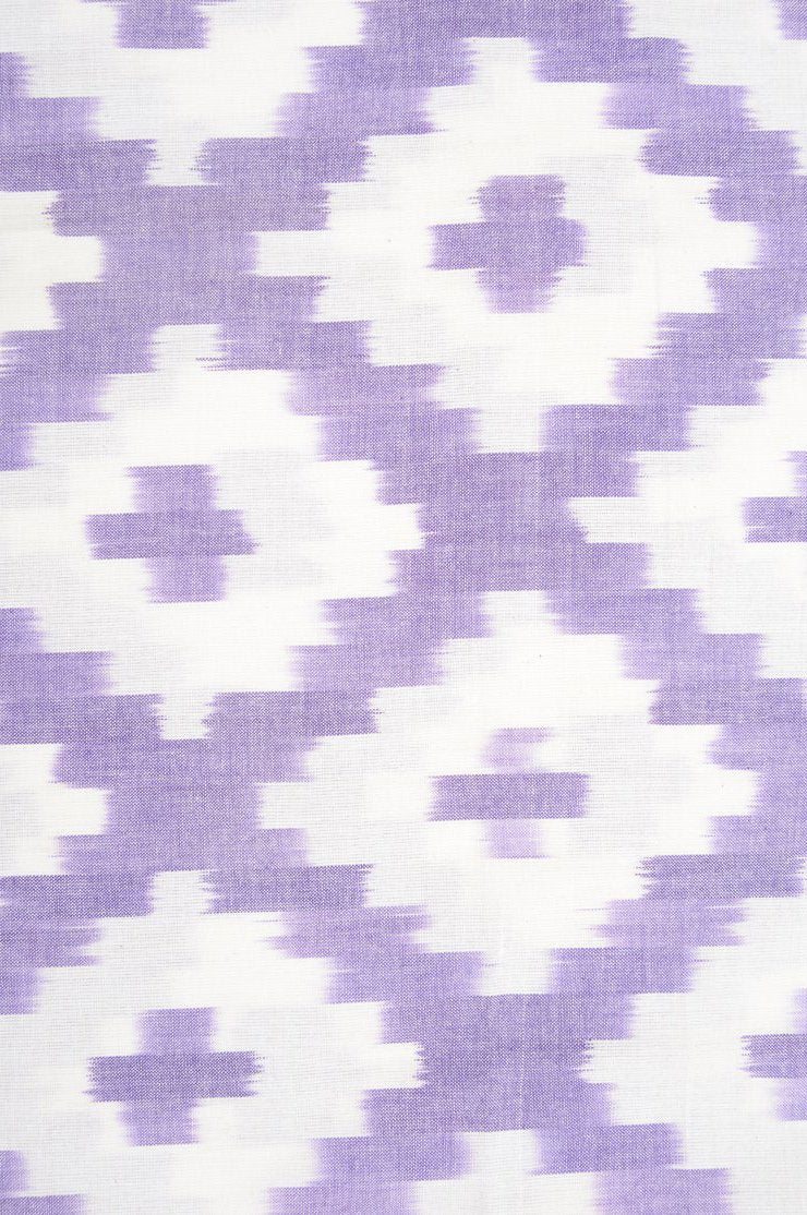 Purple Ash Cotton Ikat 138 Fabric