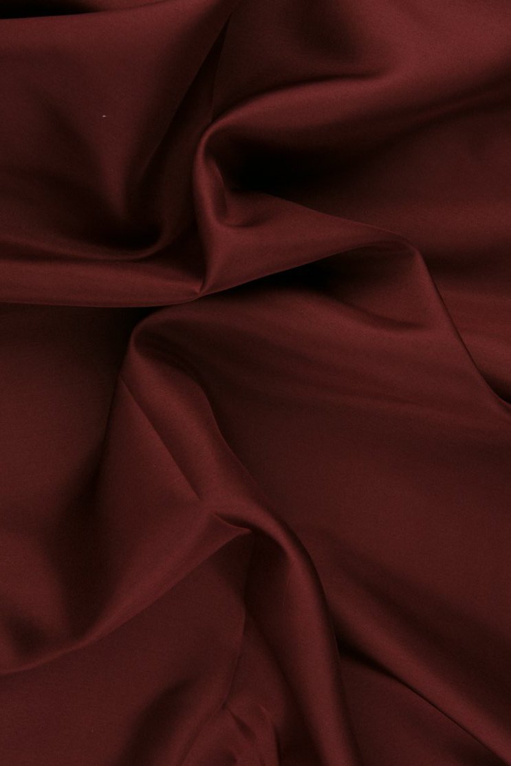 Reddish Brown Habotai Silk Fabric