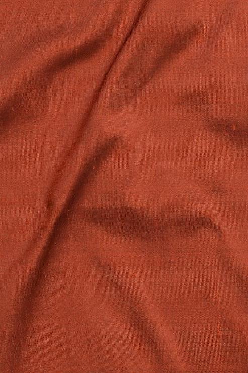 Rust Silk Shantung 54 inch Fabric