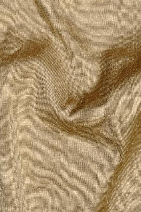 Sahara Bronze Silk Shantung 54 inch Fabric