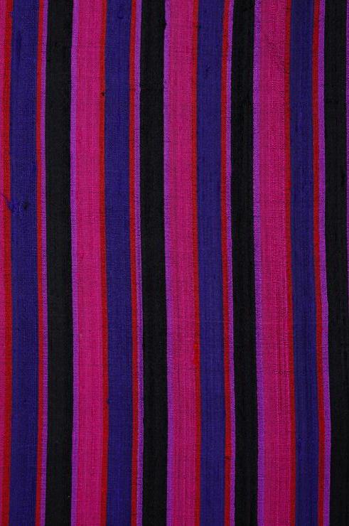 Purple Striped Silk Shantung 133 Fabric