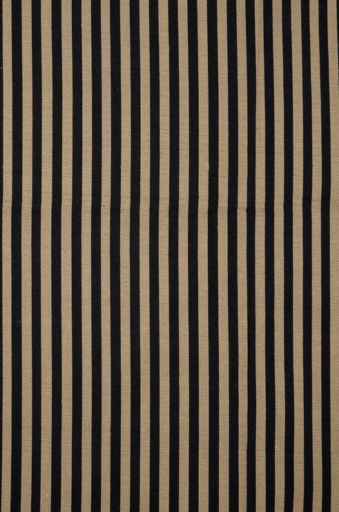 Black Gold Black Gold Striped Silk Shantung 163 Fabric