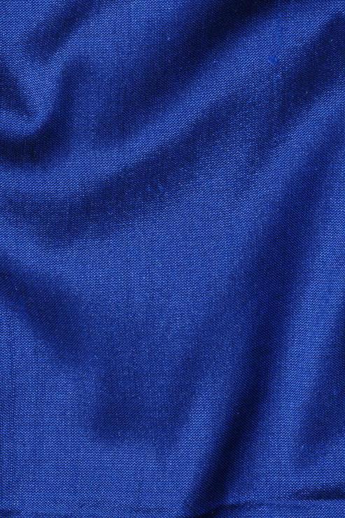 Snorkel Blue Silk Shantung 54 inch Fabric