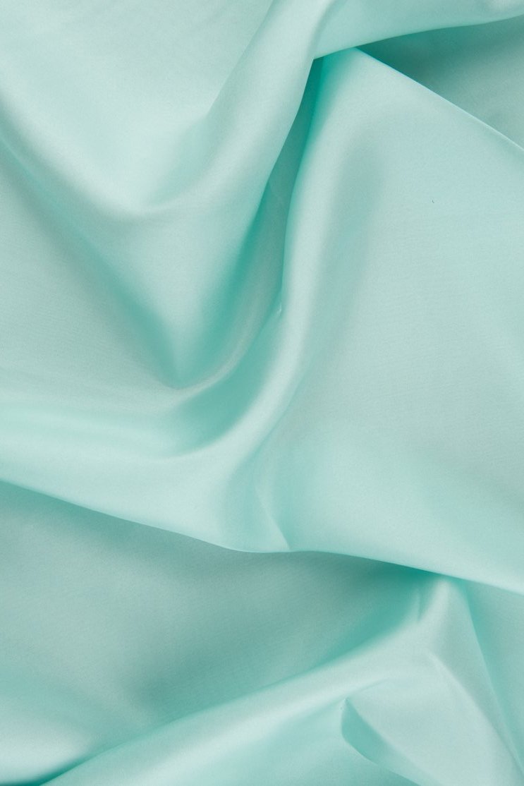 Soothing Sea Habotai Silk Fabric