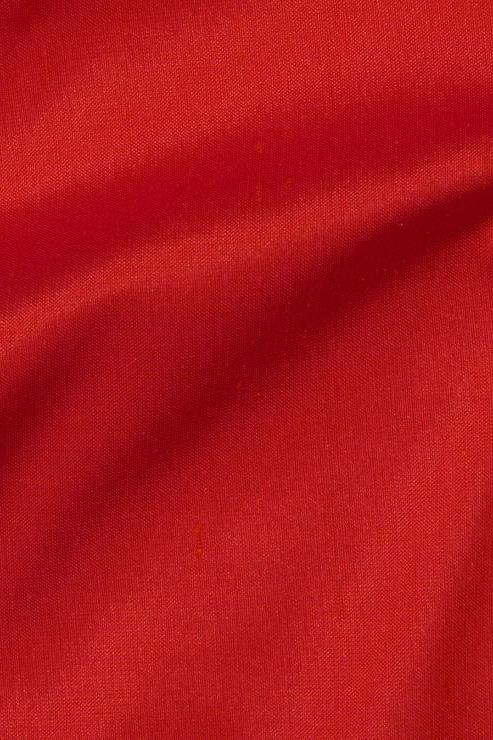 Fiery Red Silk Shantung 54 inch Fabric