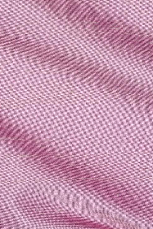 Flamingo Pink Silk Shantung 54 inch Fabric