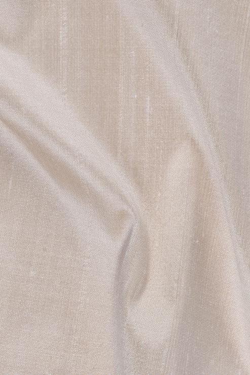 Gardenia Light White Silk Shantung 54 inch Fabric