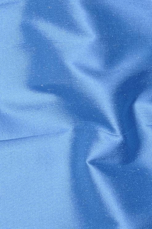 Blue Danube Silk Shantung 54 inch Fabric