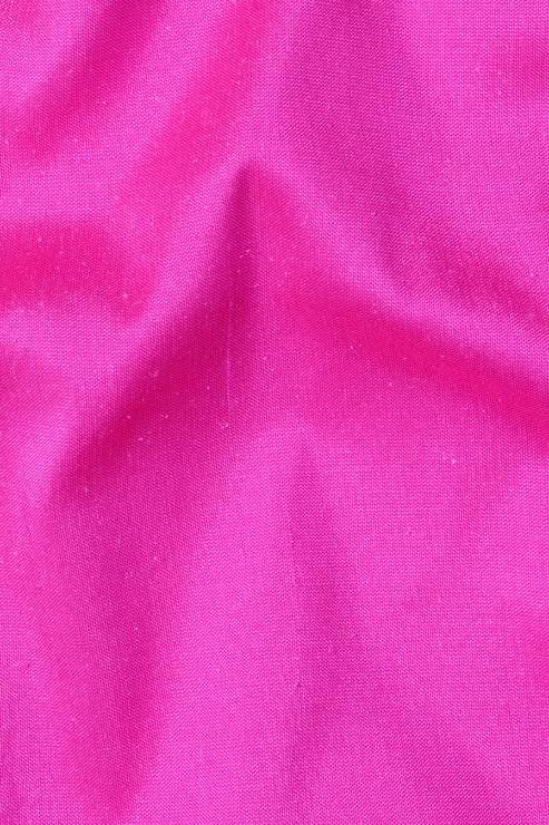 Fuchsia Silk Shantung 54 inch Fabric