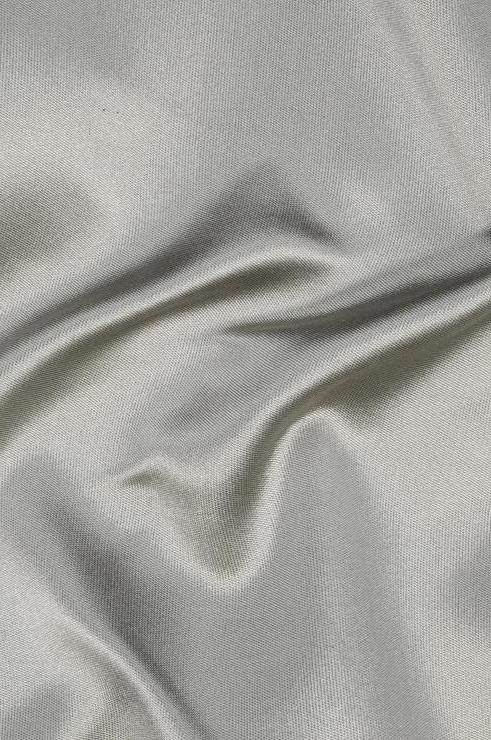 Storm Gray Silk Zibeline Fabric