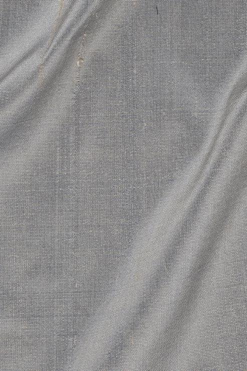 Storm Gray Silk Shantung 54 inch Fabric