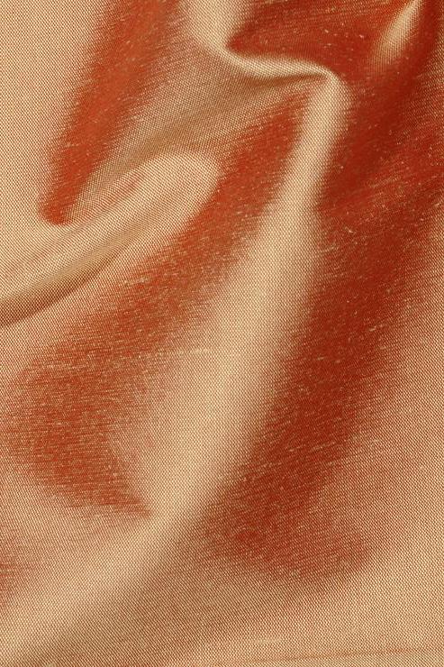 Sunset Gold Silk Shantung 54 inch Fabric