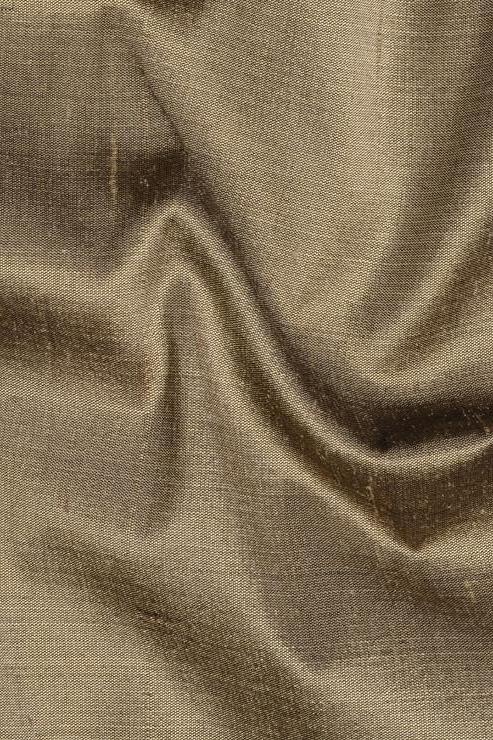 Tan Beige Silk Shantung 54 inch Fabric