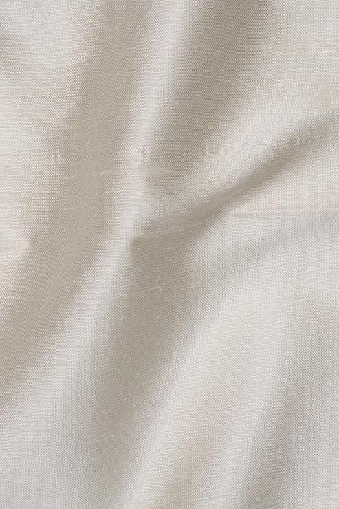 Turtledove Ivory Silk Shantung 54 inch Fabric