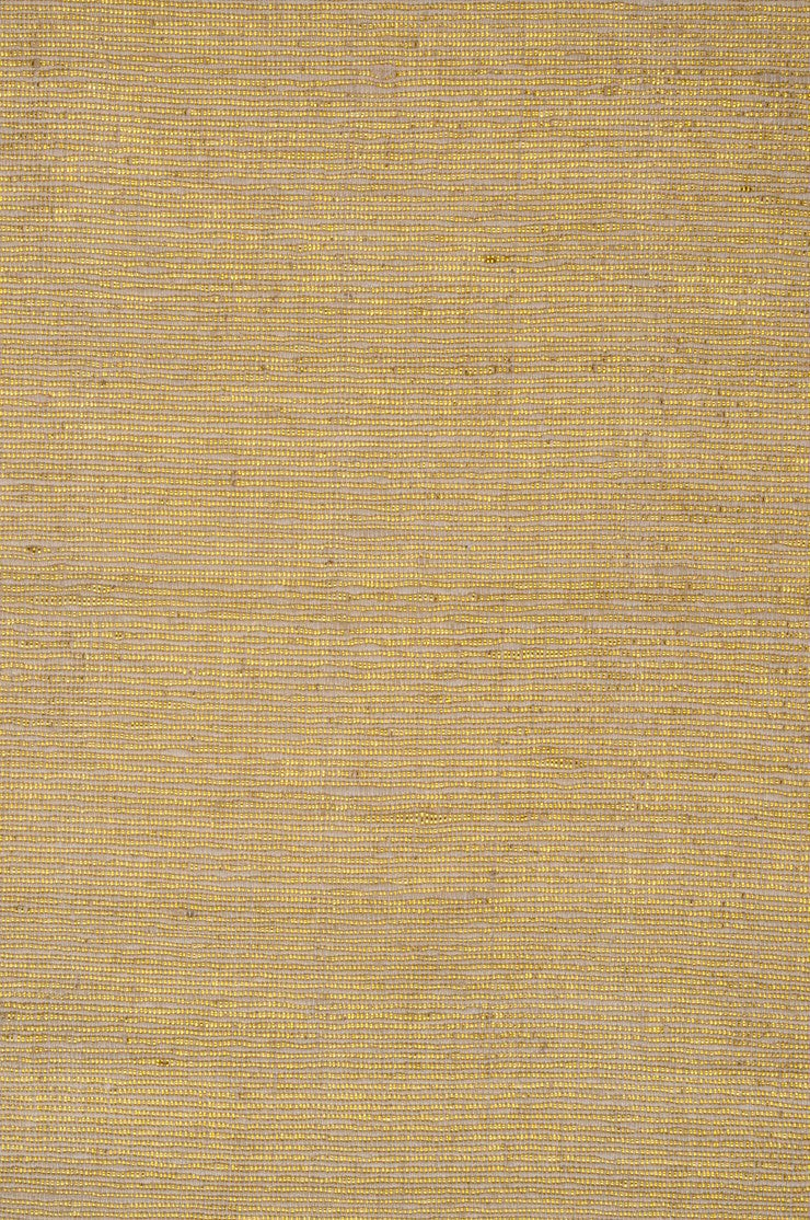 Beige Gold Silk Tweed Fabric