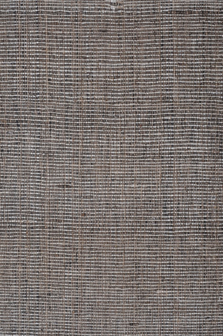 Black Silver Silk Tweed 30 Fabric