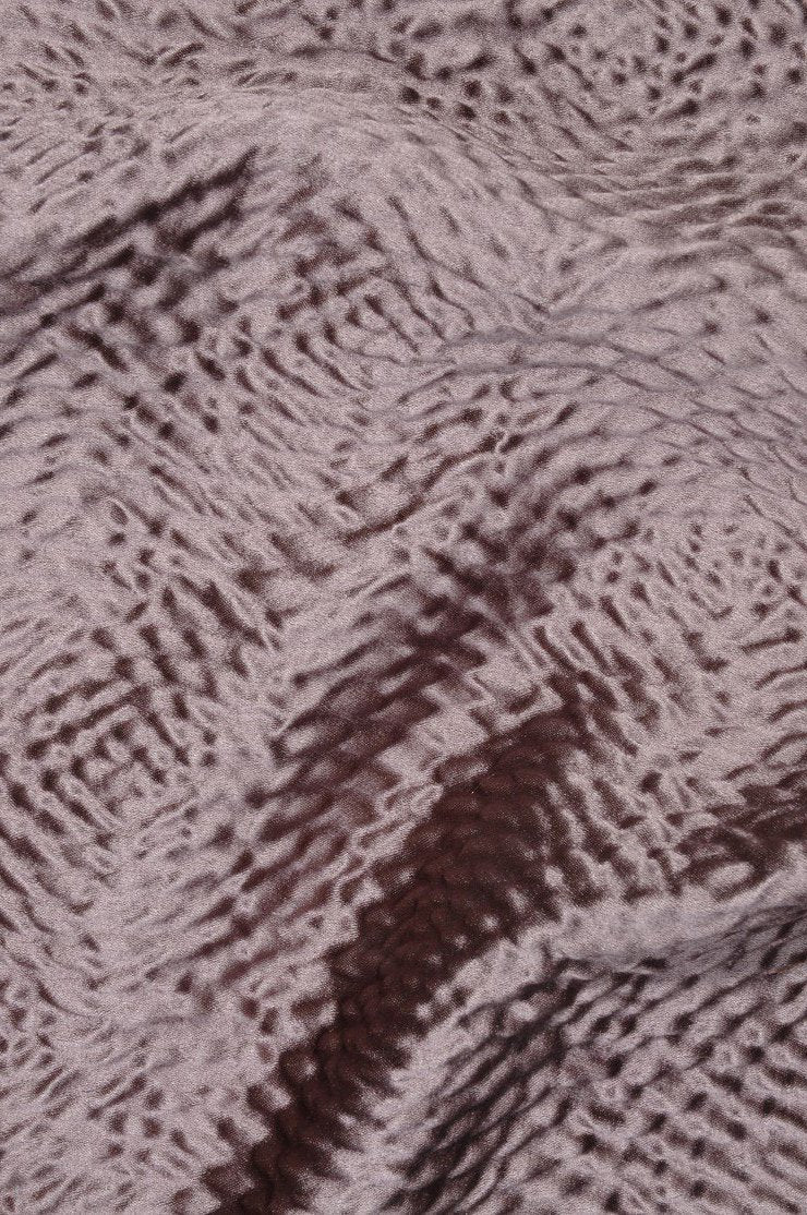 Twilight Mauve Hammered Satin Fabric